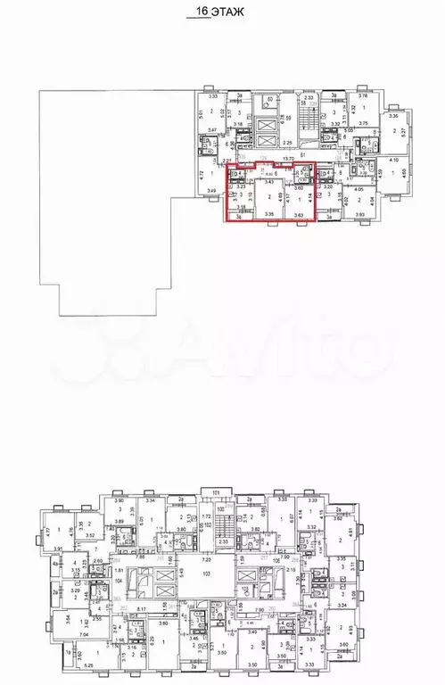 Аукцион: 2-к. квартира, 57,7 м, 16/24 эт. - Фото 1