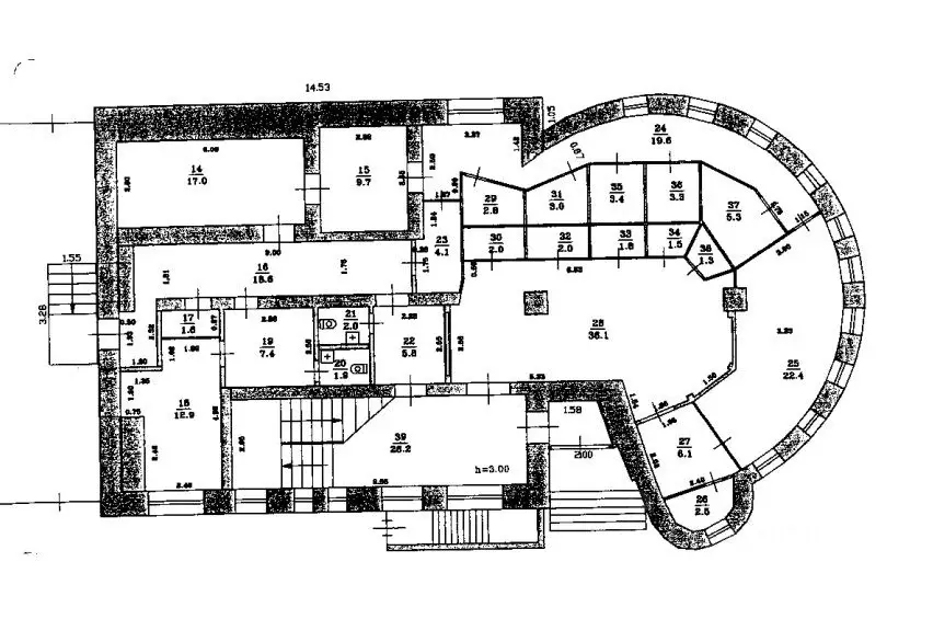 Офис в Нижегородская область, Нижний Новгород Гордеевская ул., 8 (126 ... - Фото 1