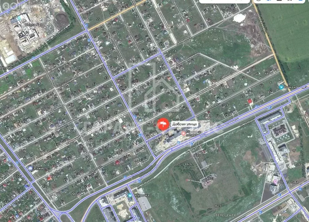 Участок в посёлок Первомайский, микрорайон Майский, Добрая улица (20 ... - Фото 2