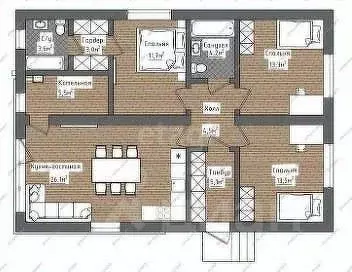 Дом в Тульская область, Тула ул. Благодатная, 25 (95 м) - Фото 2