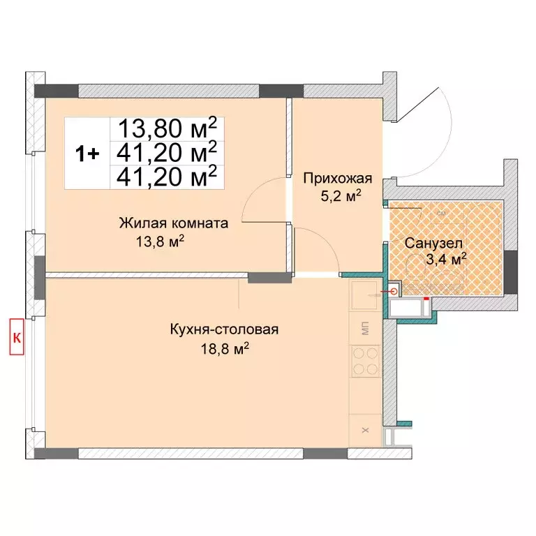 1-комнатная квартира: Нижний Новгород, Сормовский район, квартал ... - Фото 0