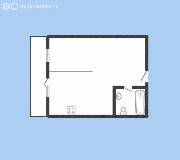 Квартира-студия: Иркутск, улица Ржанова, 1/1 (37.8 м) - Фото 1