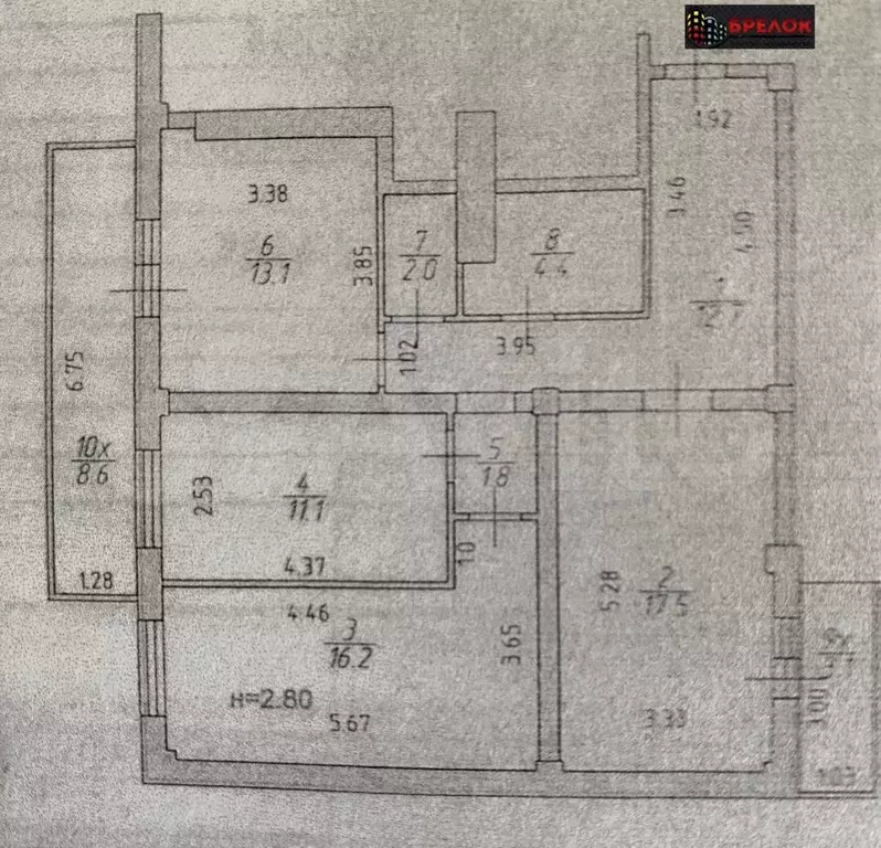 3-к. квартира, 90 м, 9/17 эт. - Фото 0