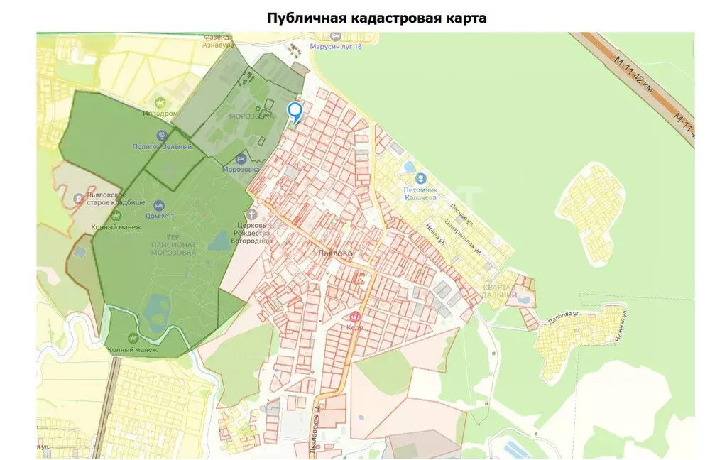 Участок в Льялово, микрорайон Морозовка (11.37 м) - Фото 0