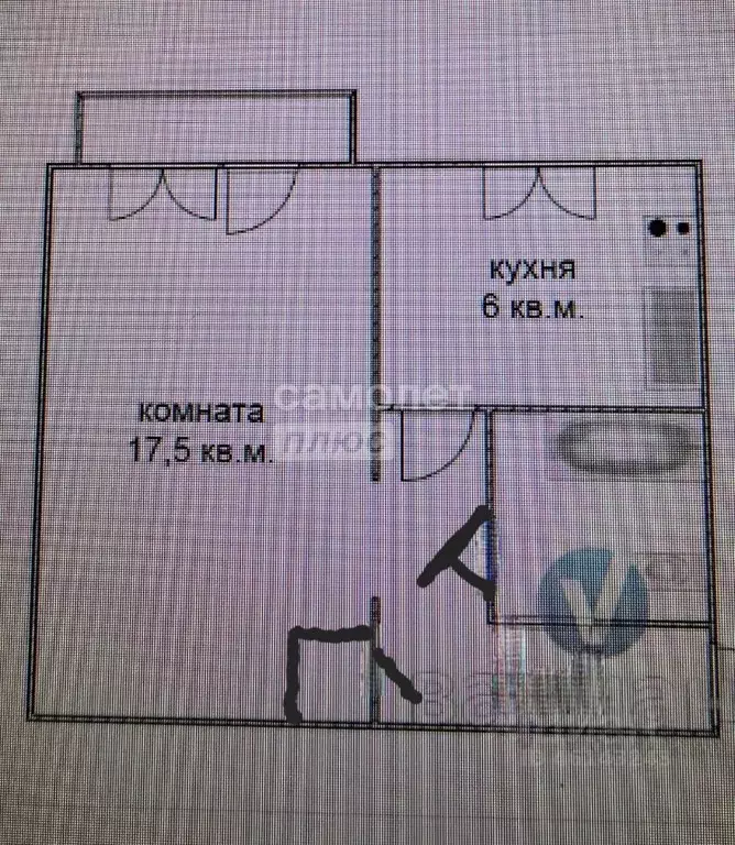 1-к кв. Марий Эл, Медведевский район, Руэмское с/пос, пос. Руэм ул. ... - Фото 2