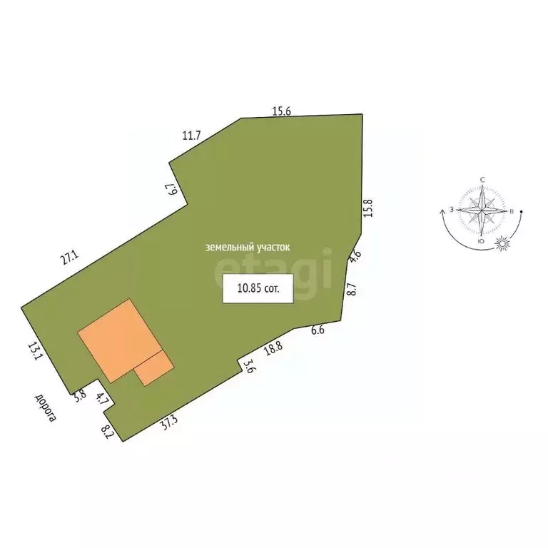 Дом в Челябинская область, Пласт ул. Вагина, 21 (73 м) - Фото 2