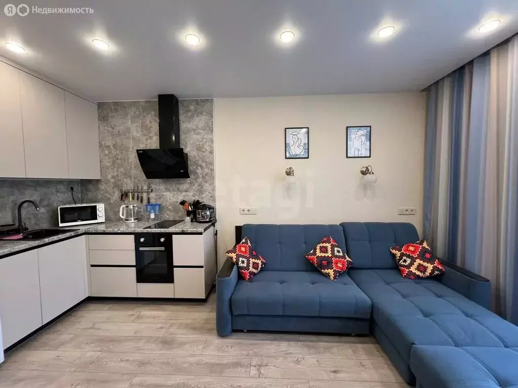 Квартира-студия: Алушта, Западная улица, 4к2 (38.2 м) - Фото 1