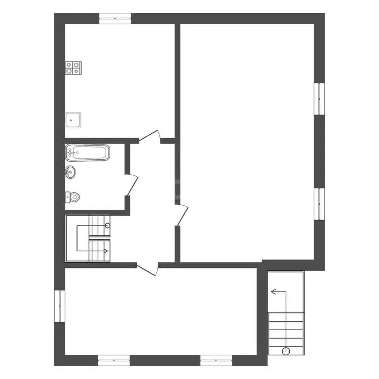 Дом в Тульская область, Венёвский муниципальный округ, деревня ... - Фото 1