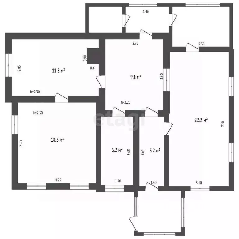 Дом в Мордовия, Рузаевский район, с. Левжа ул. Ленина, 68 (45 м) - Фото 1