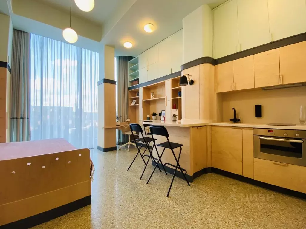 Студия Москва Нижняя Красносельская ул., 35С49 (30.0 м) - Фото 1