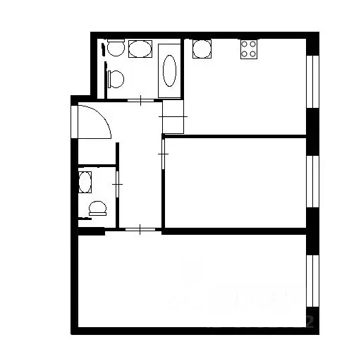 2-к кв. Московская область, Орехово-Зуево ул. 1905 года, 5 (54.0 м) - Фото 2