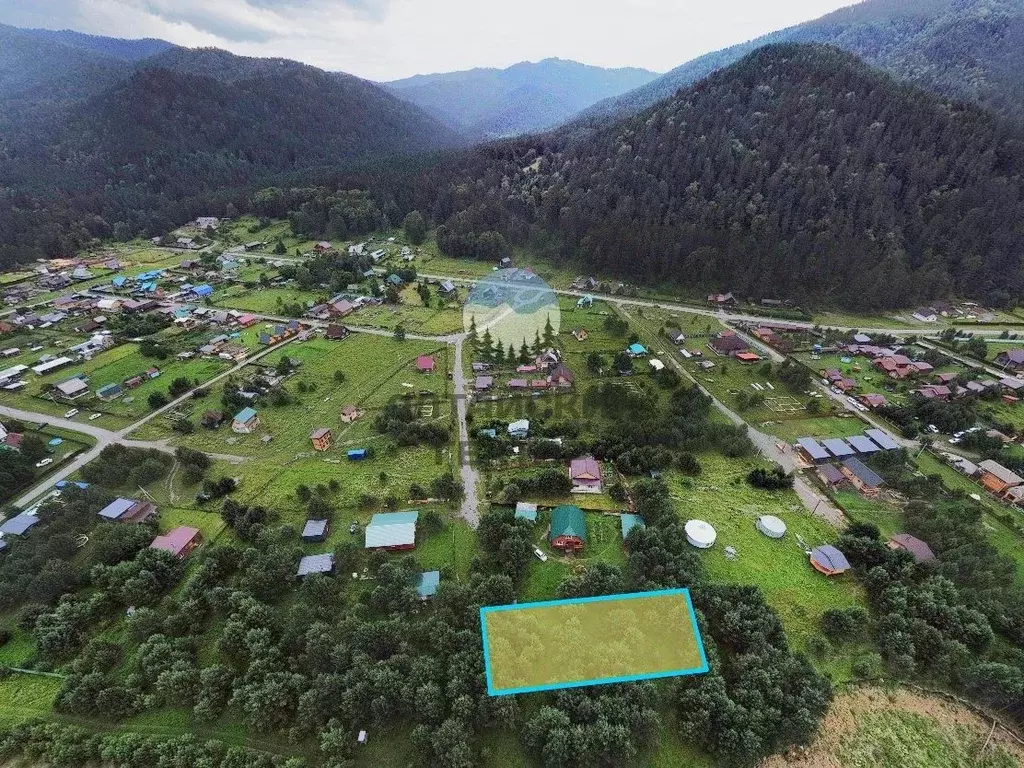 Участок в Алтай, Чемальский район, пос. Усть-Сема пер. Апонькина, 2 ... - Фото 1