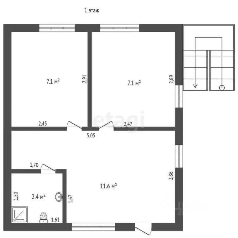 Дом в Краснодарский край, Геленджик  (80 м) - Фото 2
