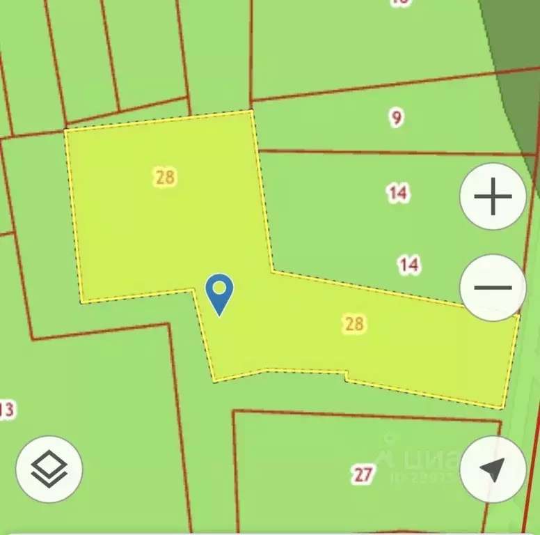 Участок в Краснодарский край, Динской район, Нововеличковское с/пос, ... - Фото 1