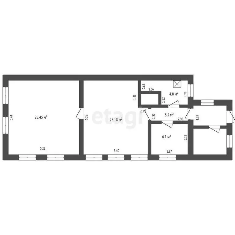 Дом в Йошкар-Ола, улица Жуковского (70 м) - Фото 1