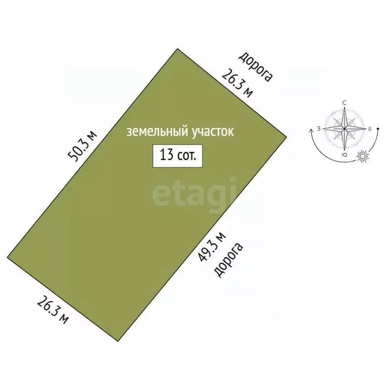 Участок в Крым, Ленинский район, Семисотское с/пос, с. Соляное ул. ... - Фото 2