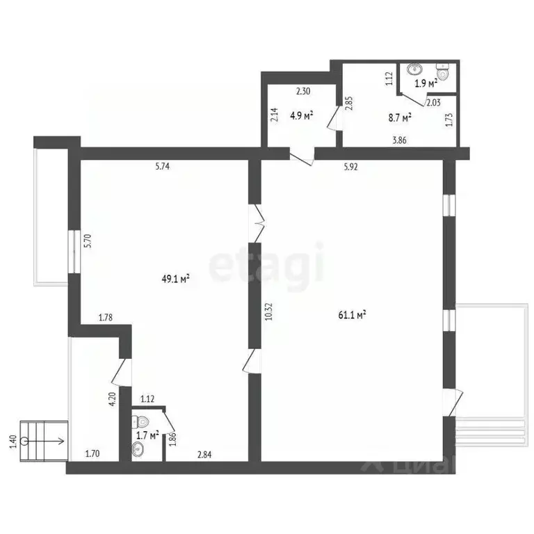 Помещение свободного назначения в Ростовская область, Ростов-на-Дону ... - Фото 2