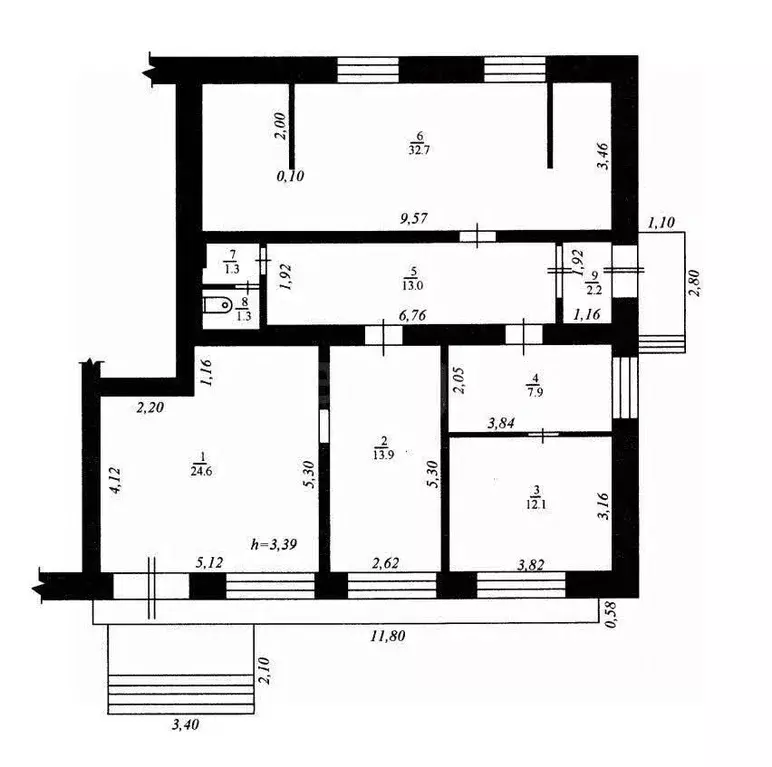 Торговая площадь в Курганская область, Курган ул. Орлова, 83 (109 м) - Фото 1