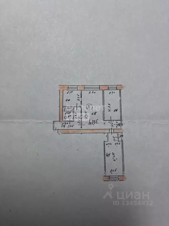 3-к кв. Марий Эл, Йошкар-Ола ул. Пушкина, 35 (56.3 м) - Фото 2