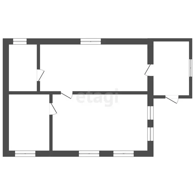 Дом в Тюмень, микрорайон Зарека, Челябинская улица (44.6 м) - Фото 1