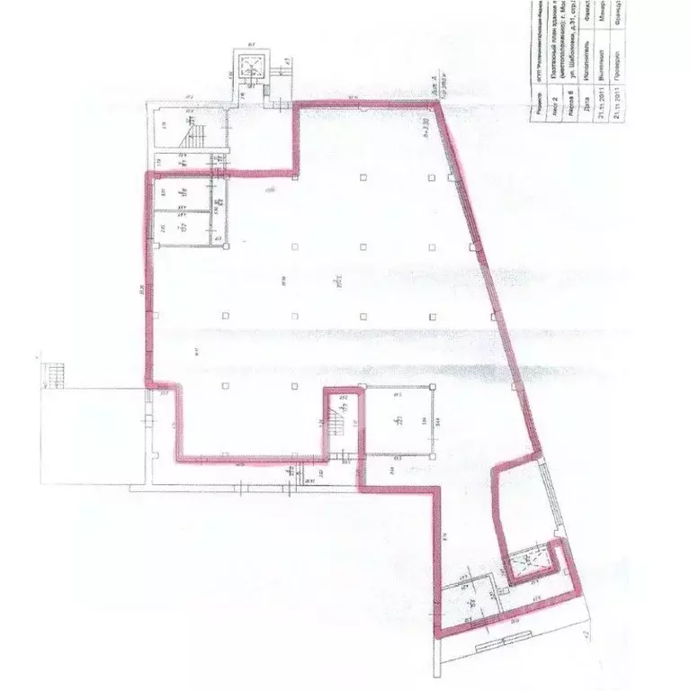 Помещение свободного назначения в Москва ул. Шаболовка, 31С5 (853 м) - Фото 2