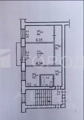 2-к кв. Новосибирская область, Новосибирск ул. Солидарности, 57 (43.0 ... - Фото 1