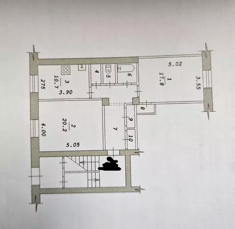 2-к кв. Новосибирская область, Новосибирск ул. Бурденко, 14а (67.2 м) - Фото 1