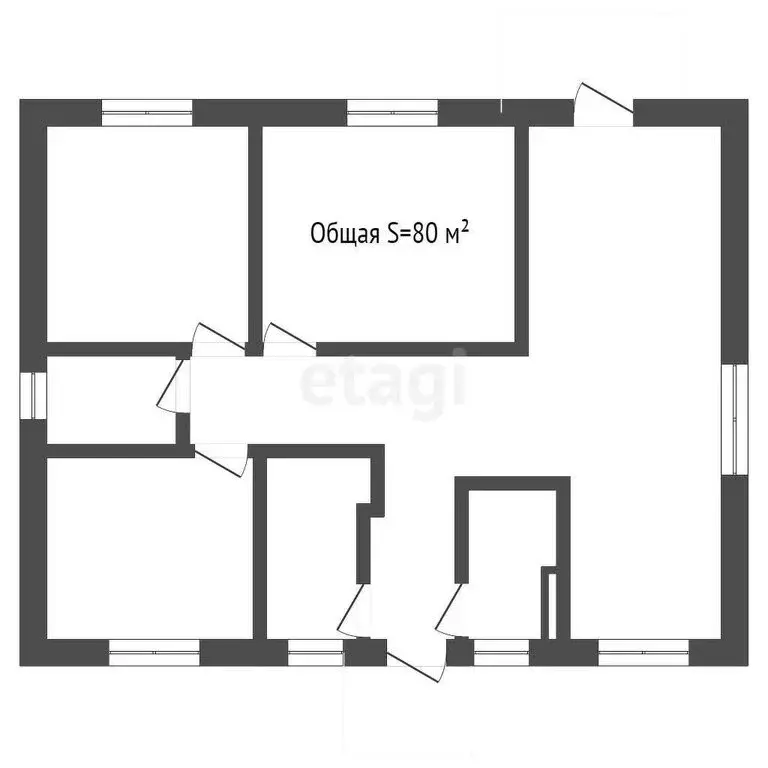 Дом в Бийский район, село Первомайское (80 м) - Фото 2