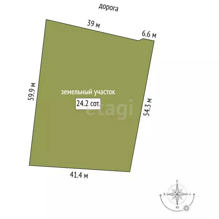 Участок в Вологодская область, Шекснинский муниципальный округ, ... - Фото 1