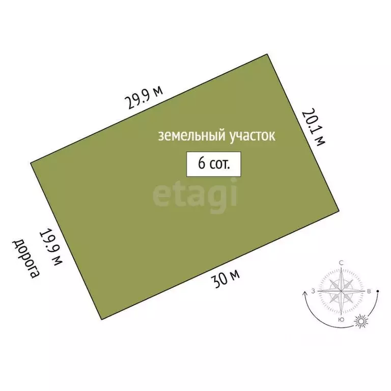 Участок в Тюменская область, Тюменский муниципальный округ, Онегин кп  ... - Фото 2