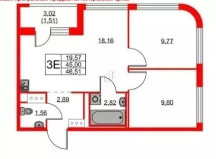 2-к кв. Ленинградская область, Всеволожский район, Заневское городское ... - Фото 1