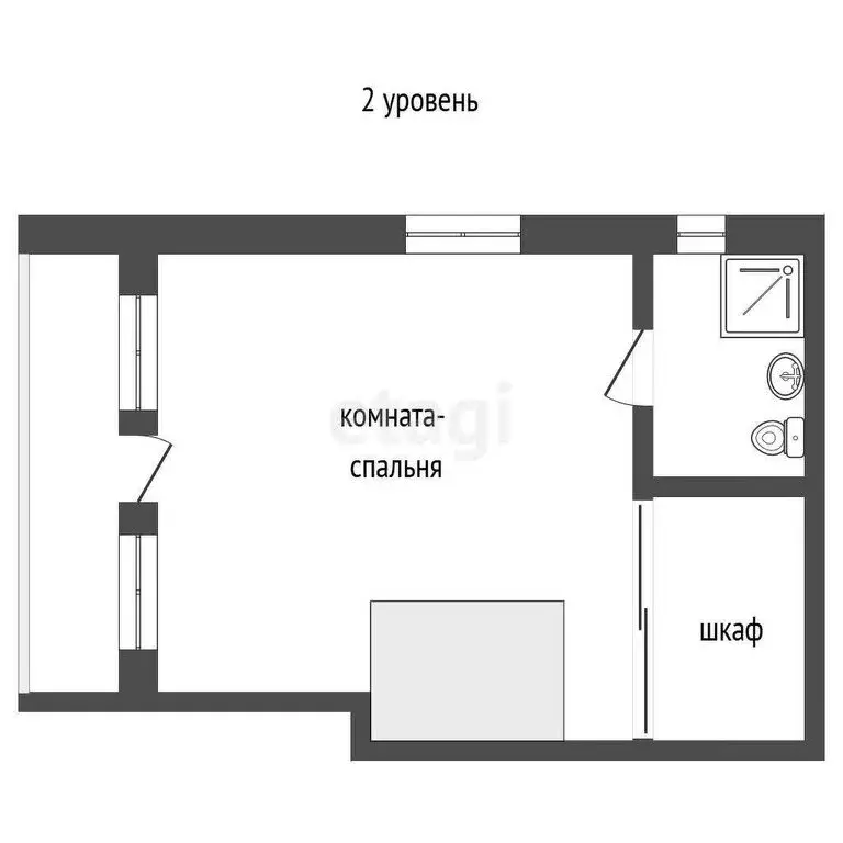 2-комнатная квартира: Ялта, Екатерининская улица, 5 (59.5 м) - Фото 2