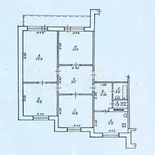 4-к. квартира, 90 м, 3/14 эт. - Фото 0