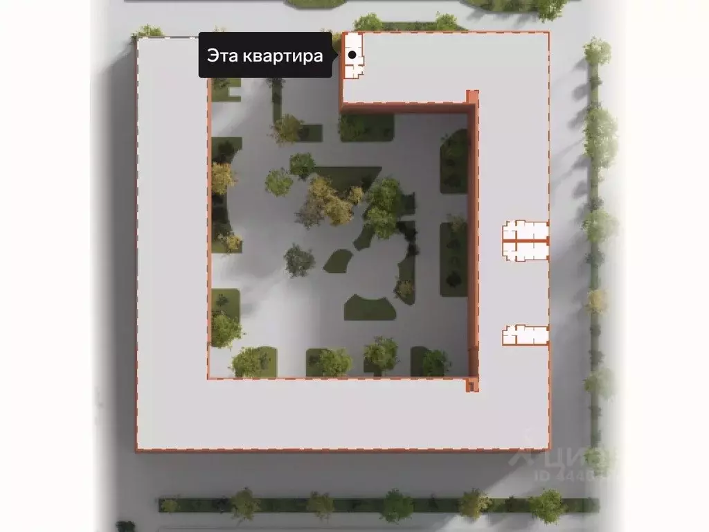 Студия Тюменская область, Тюмень ул. Республики, 204к12 (30.7 м) - Фото 2