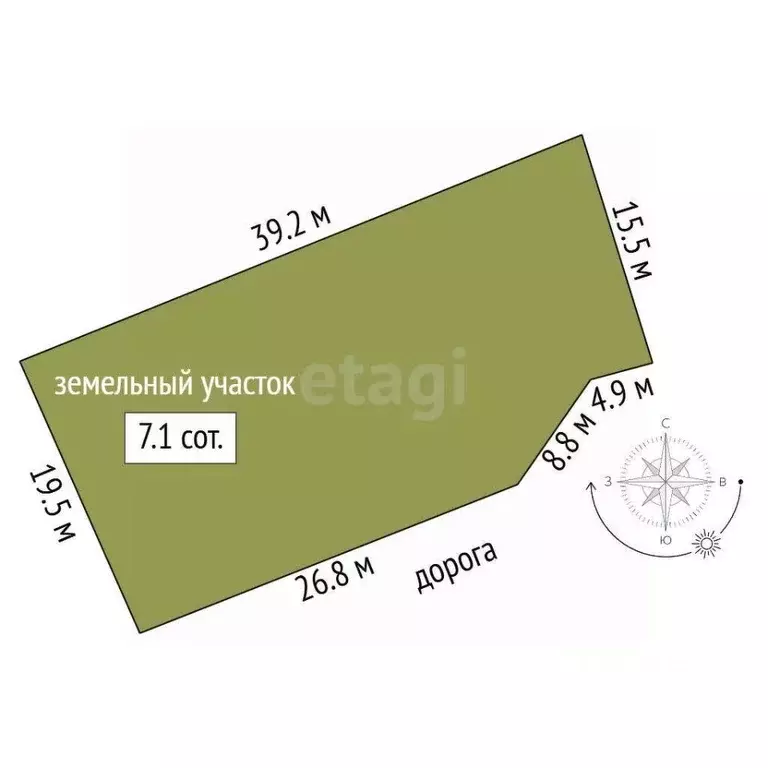 Участок в Крым, Феодосия Здоровье садоводческое товарищество, проезд ... - Фото 2