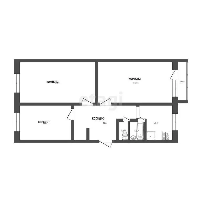 3-комнатная квартира: Петропавловск-Камчатский, улица Чубарова, 5/1 ... - Фото 1