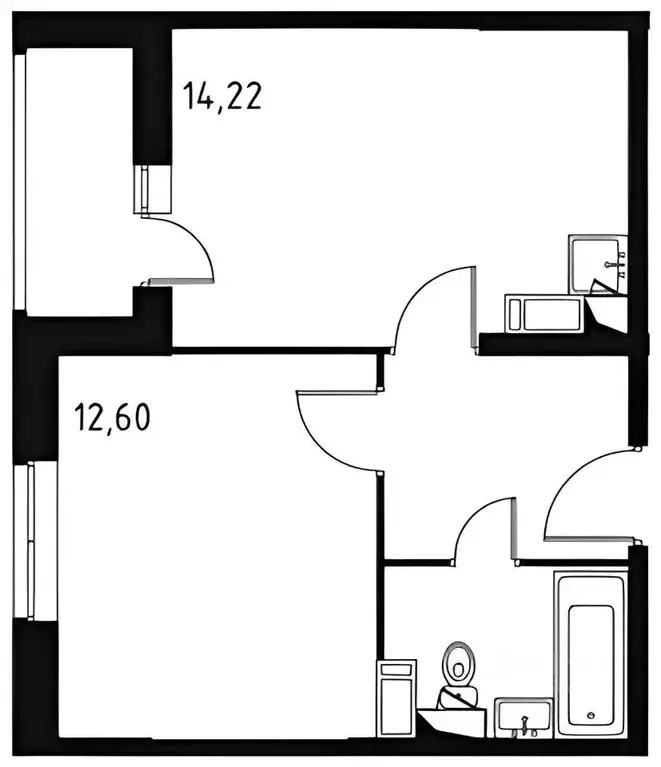 1-к кв. Москва Рязановское поселение, ул. Логинова, 5к1 (39.0 м) - Фото 1