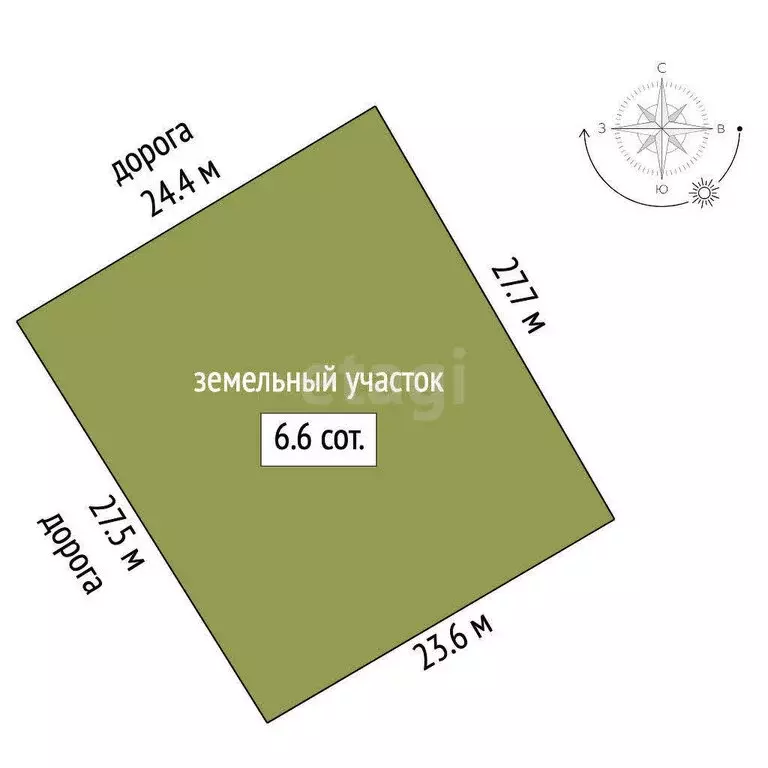 Участок в Абрикосовское сельское поселение, село Кринички, Садовая ... - Фото 1