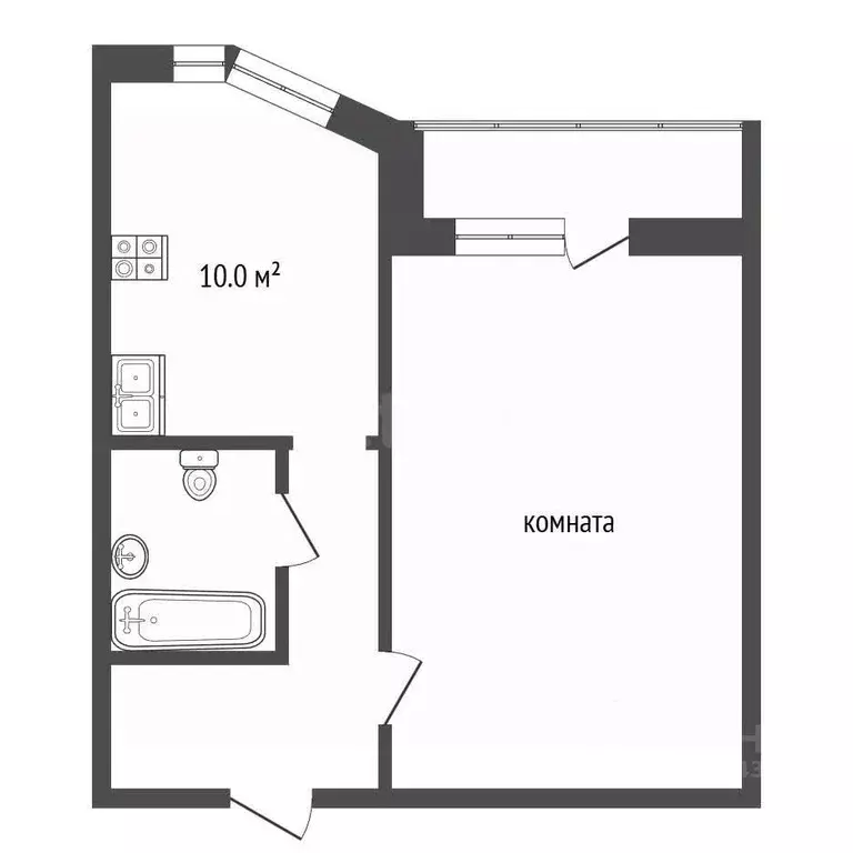 1-к кв. Москва Покровская ул., 16 (40.0 м) - Фото 2
