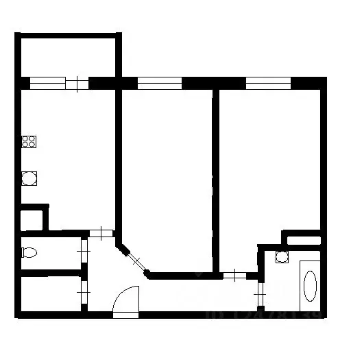 2-к кв. Санкт-Петербург Учительская ул., 18к1 (56.0 м) - Фото 1