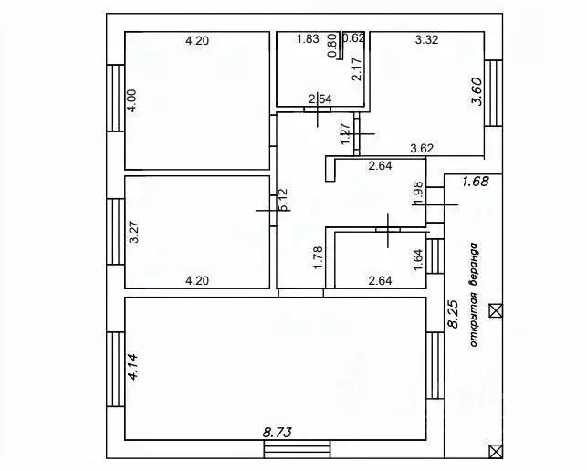 Дом в Калужская область, Ферзиковский район, Грабцево с/пос ул. ... - Фото 2