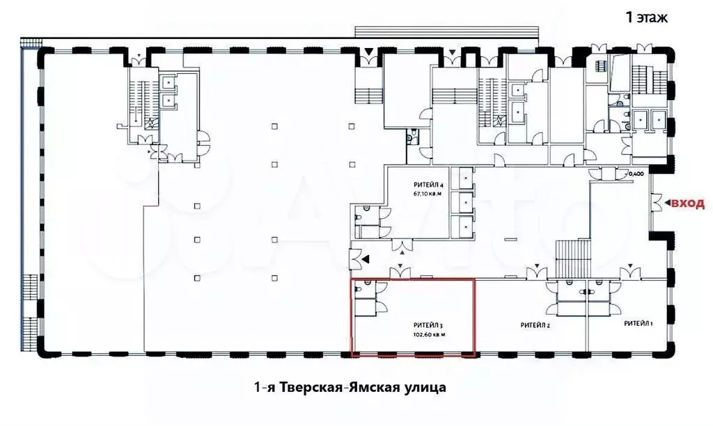 Помещение свободного назначения 103 м - Фото 0