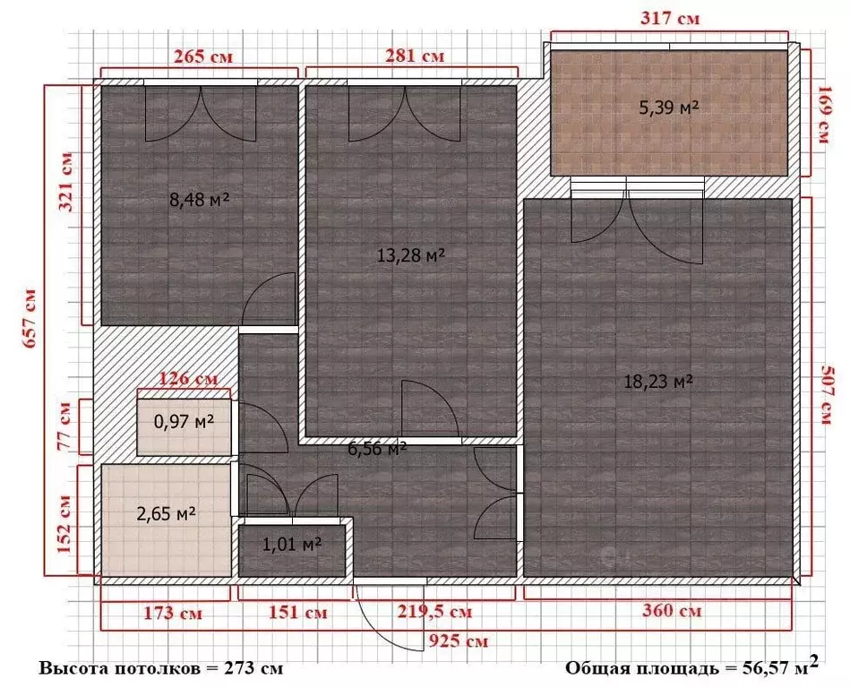 2-к кв. Москва ул. Лобачевского, 8 (52.0 м) - Фото 2