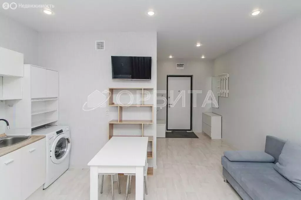 Квартира-студия: Тюмень, Краснооктябрьская улица, 16 (23 м) - Фото 1