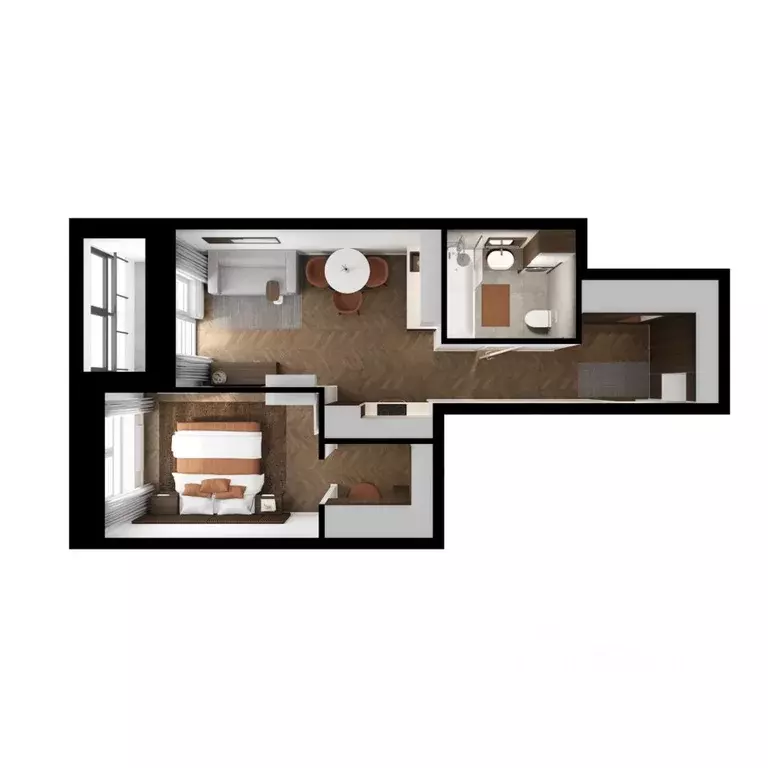 1-к кв. Сахалинская область, Южно-Сахалинск ул. Имени Владимира ... - Фото 2