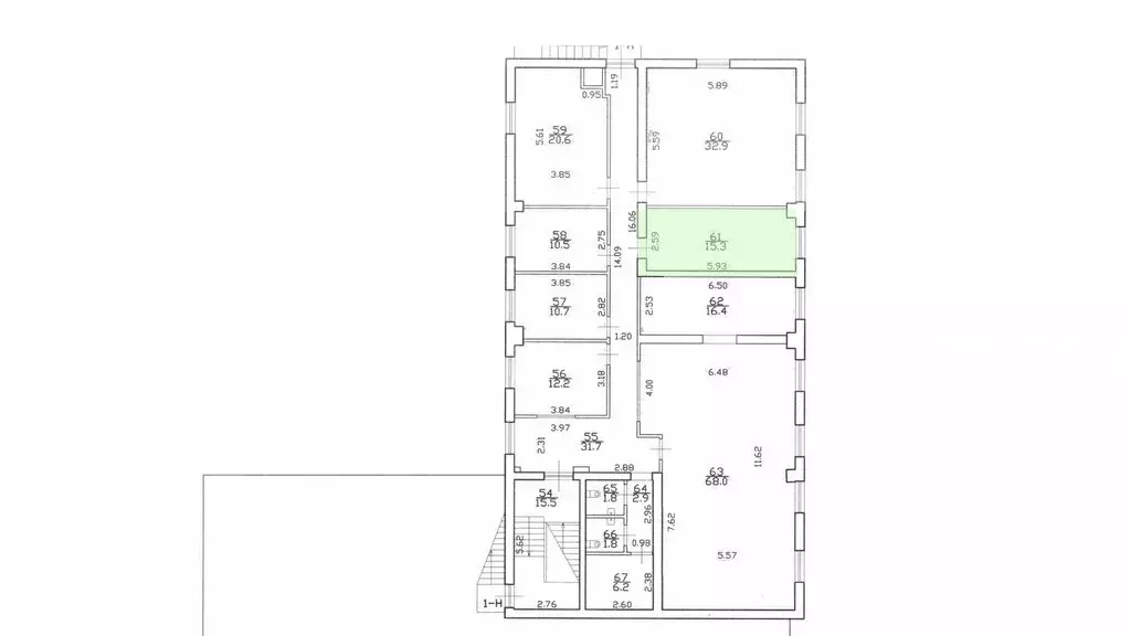 Офис (15.3 м) - Фото 1