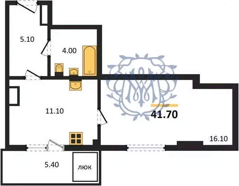 Студия Крым, Симферополь ул. Трубаченко, 21 (41.7 м) - Фото 0