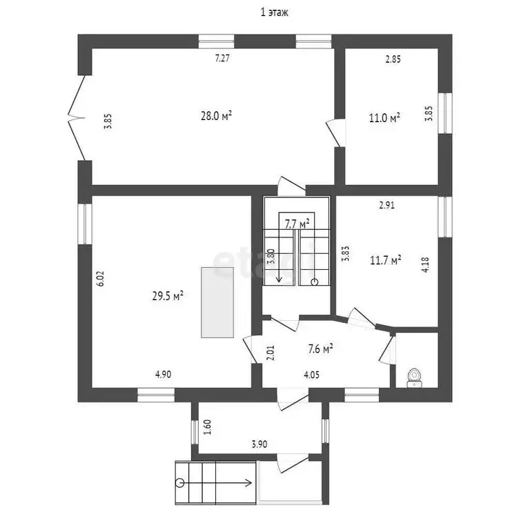 Дом в Вологда, Тополевый переулок (280 м) - Фото 1