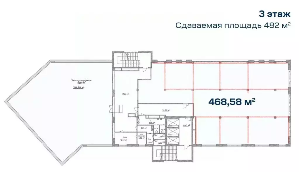Помещение свободного назначения в Брянская область, Брянск ул. Имени ... - Фото 2
