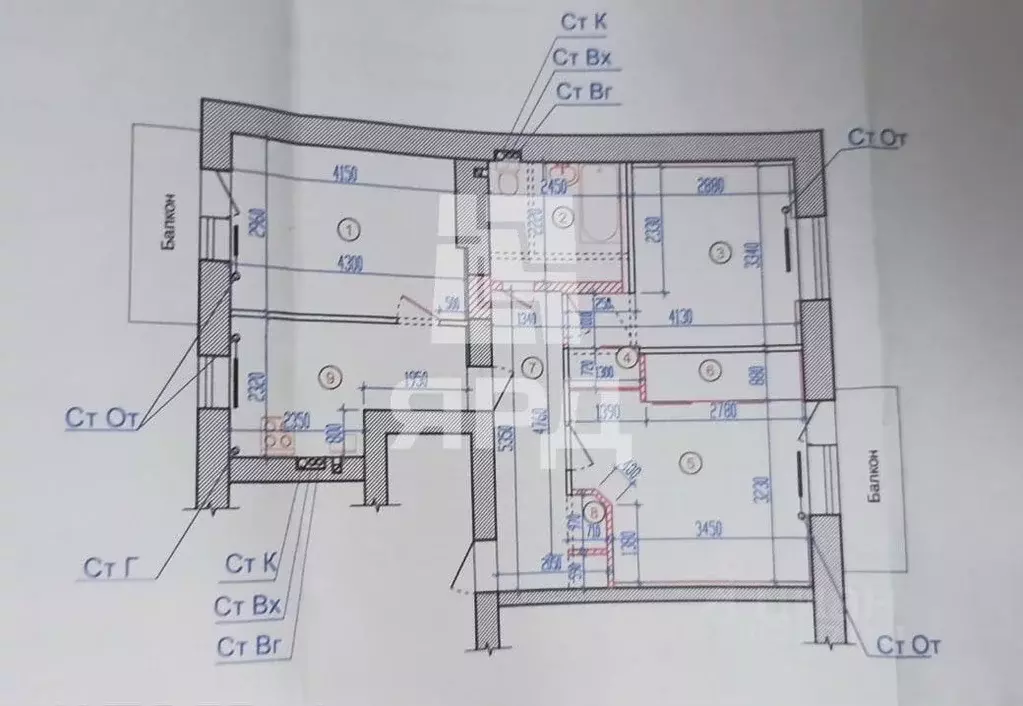 3-к кв. Ростовская область, Аксай Садовая ул. (63.4 м) - Фото 2